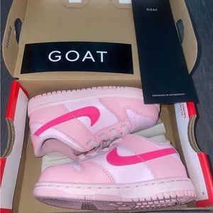 pink toddler dunks